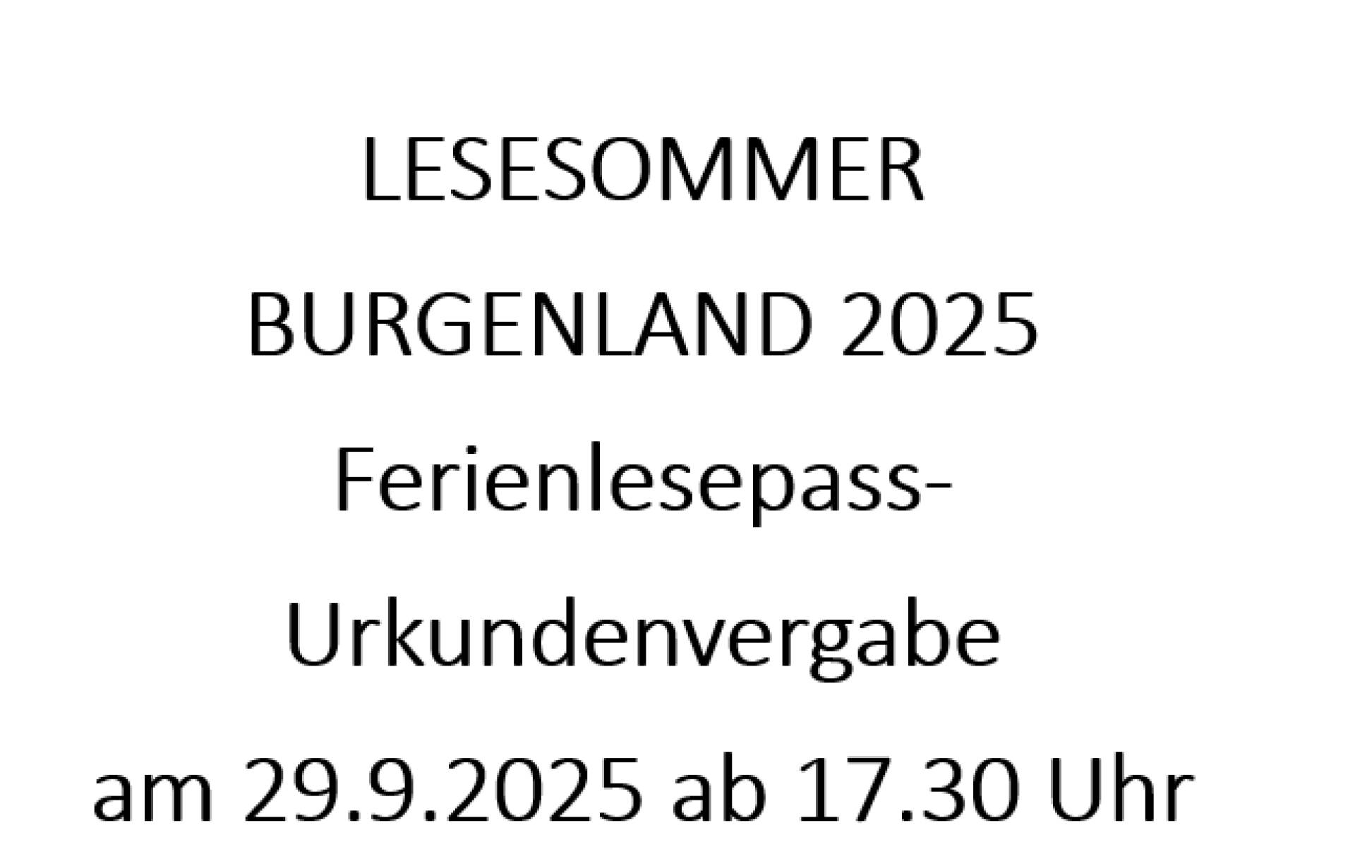 Einladung Urkundenvergabe